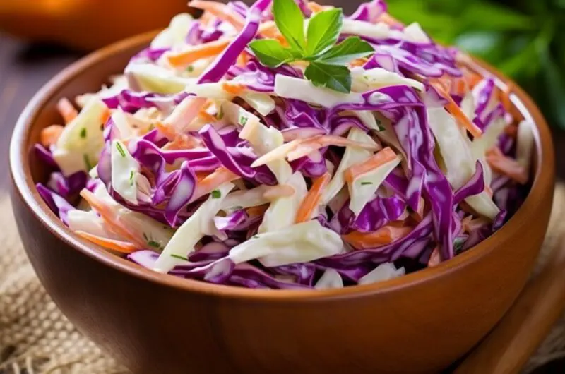 Healthy & Tangy Coleslaw