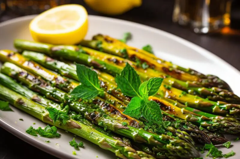 Mouth-Watering Lemony Grilled Asparagus