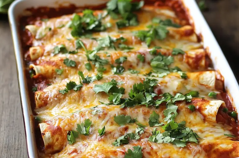 Irresistible Homemade Chicken Enchiladas